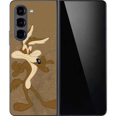 Looney Tunes Wile E Coyote Double Galaxy Z Fold5 5G Skin